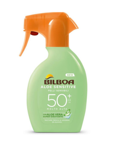 BILBOA ALOE SENSITIVE PELLI SENSIBILI SPF50 E TRIGGER 250 ML