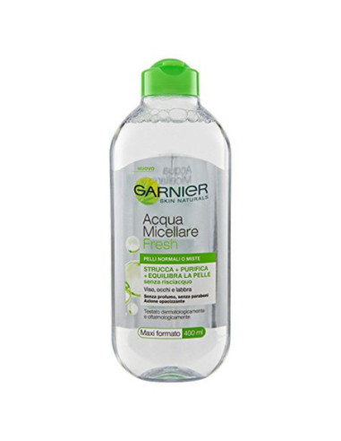 garnier acqua micellare fresh pelli noremali o misto 400ml