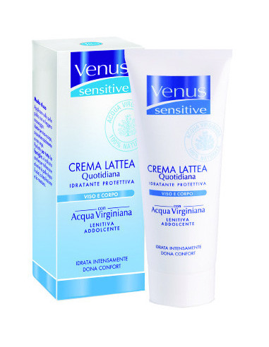 venus sensitive crema lattea viso e corpo 75ml