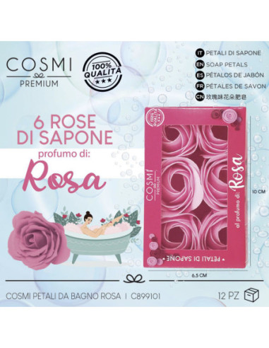 cosmi petali da bagno rosa