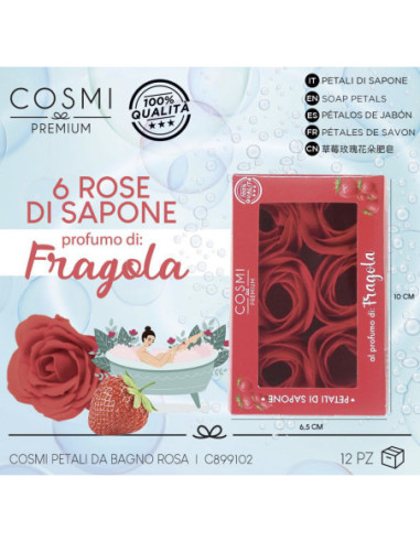 cosmi petali da bagno fragola