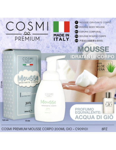 premium mousse corpo 200ml