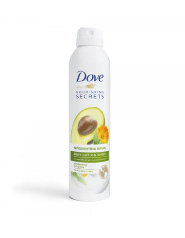 dove dody lotion spray 190ml