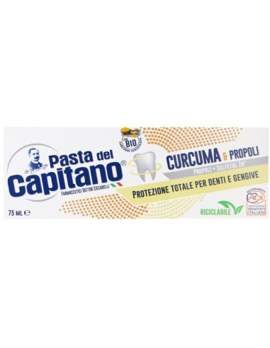 Pasta del Capitano Turmeric Propolis toothpaste with turmeric and propolis 75 ml