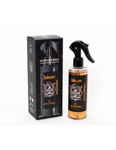 ekuival dopobarba con vaporizzatore intenso 250ml