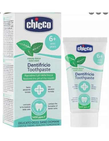 CHICCO - DENTIFRICIO GUSTO MENTA - 50 ML