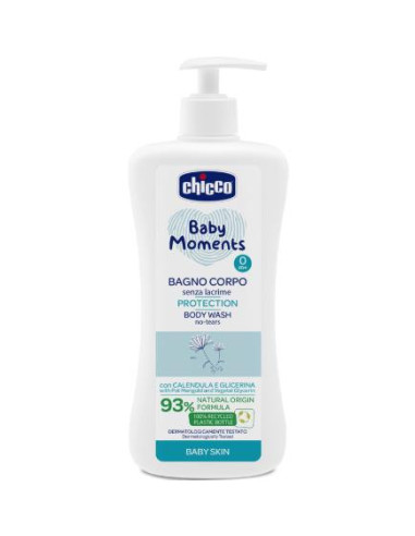 CHICCO BABY MOMENTS BAGNO CORPO PROTECTION CON CALENDULA E GLICERINA 500 ML