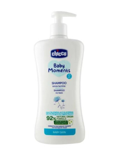 chicco Baby Moments Shampoo senza lacrime Baby Skin 0m+ 500 mL