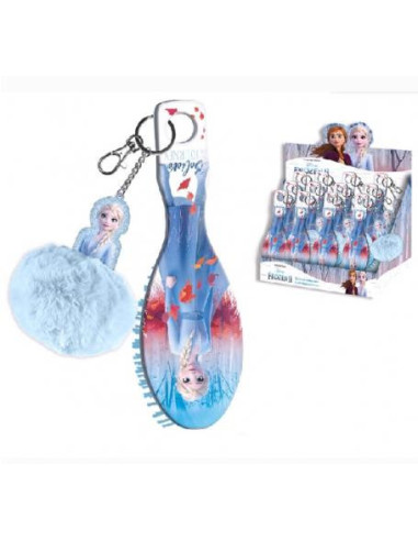 Llaver Cepillo Pelo Pom Pom Frozen Disney