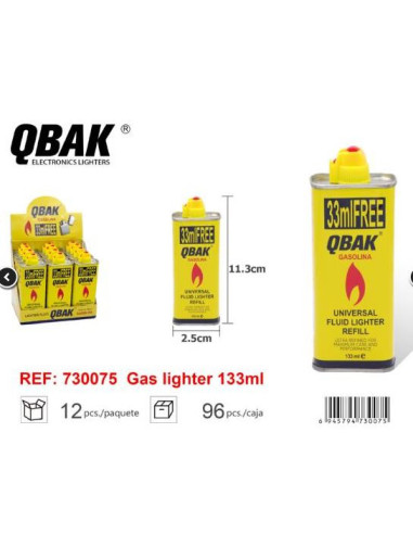 GASOLINA 133ML QBAK 1001023