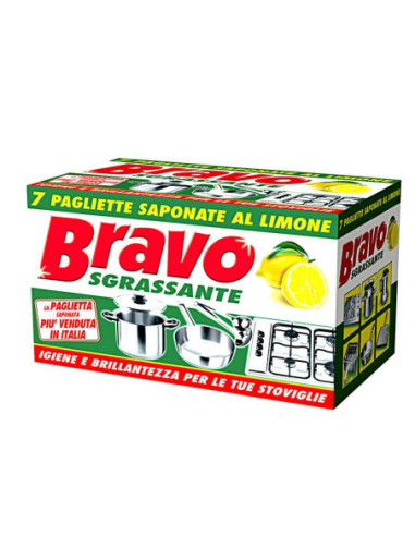 BRAVO PAGLIETTA SAPONATA LIMONE 7 PZ.