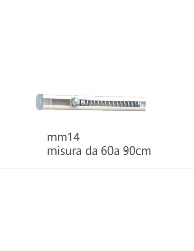 sosoensioni per tende in acciaio 3314 misura da 60a 90cm