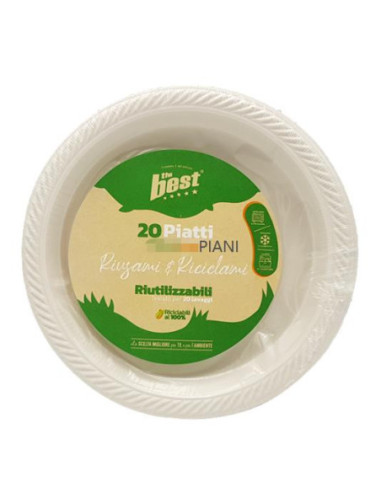 20PZ PIATTI PIANI 22CM