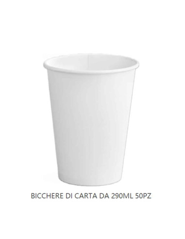 BICCHERE DI CARTA DA 290ML 50PZ