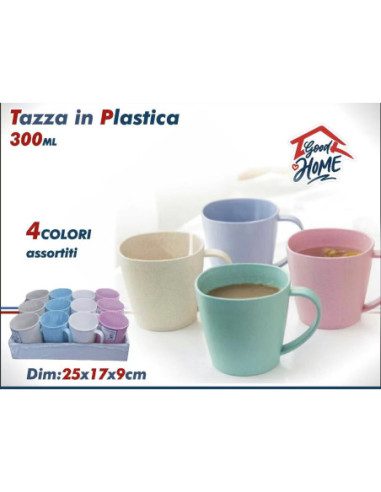 tazza in plastica 250ml