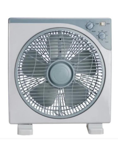 VENTILATORE QUADRO 45W 30CM TIMER B/GRIG.PD72