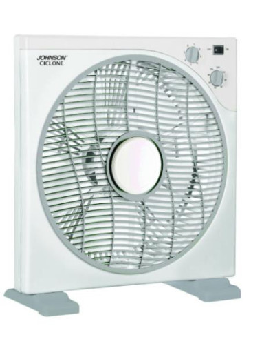 VENTILATORE QUADRO 45W 30CM TIMER BIANCO PD72