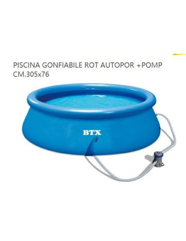 PISCINA GONFIABILE ROT AUTOPOR +POMP CM.305x76