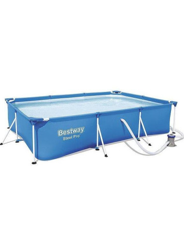 Piscina rettangolare in acciaio Steel Pro 300x201x66 cm