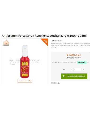 Antibrumm Forte Spray 75 Ml