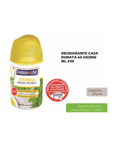 farma line citronella airmatic ricarica 250ml