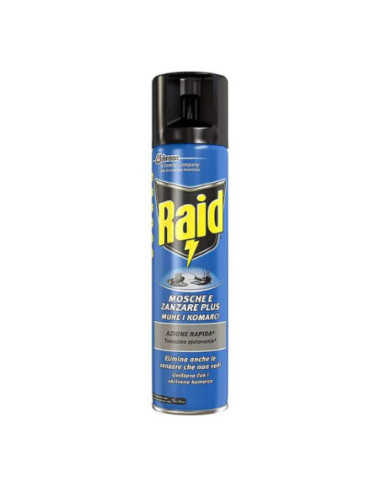 raid mosche e zanzare plus 400ml