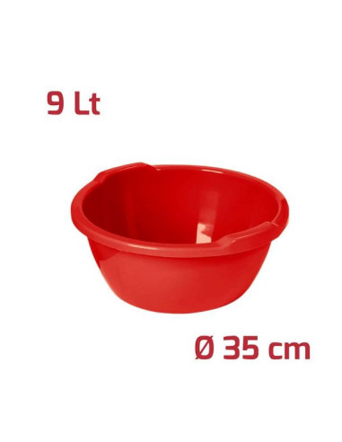 BACINELLA 35CM TONDA ROSSO