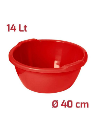 BACINELLA 40CM TONDA ROSSO