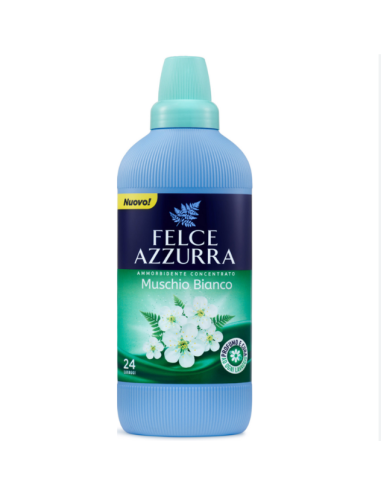 FELCE AZZURRA AMMORBIDENTE MUSCHIO BIANCO 24 MISURINI 600ML