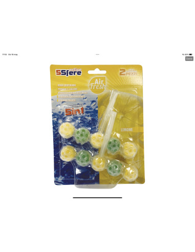 AIR FRESH 2PZ WC 5SFERE ACTIVE LIMONE