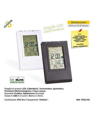 SVEGLIA LCD VERTICALE 7303/00