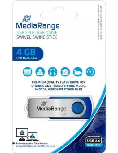 MEDIARANGE USB 4GB 2.0