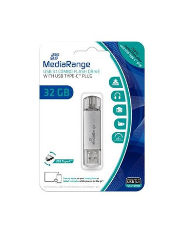 MEDIARANGE USB 3.1 32GB TYPE C PLUG