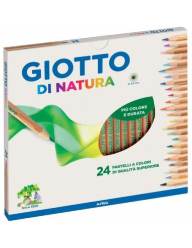 PASTELLI IN LEGNO DI NATURA DA 24 GIOTTO