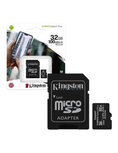 SCHEDA MICROSD KINGSTON CANVAS SDCS2/32GB