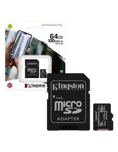 SCHEDA MICROSD KINGSTON CANVAS SDCS2/64GB