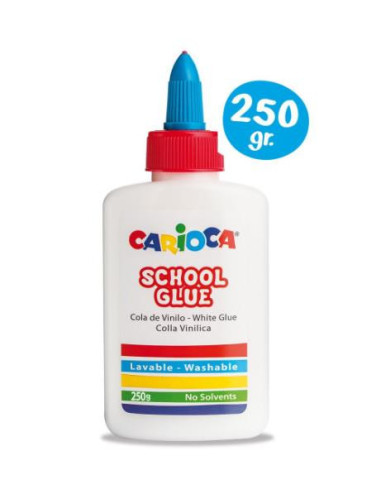 carioca school glue colla colla vinilica 250g