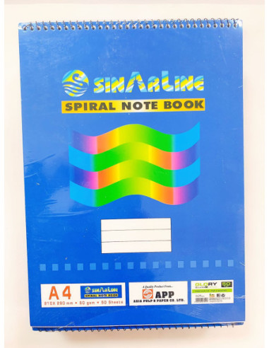 QUADERNO SPIRAL NOTE BOOK 210 x 290mm