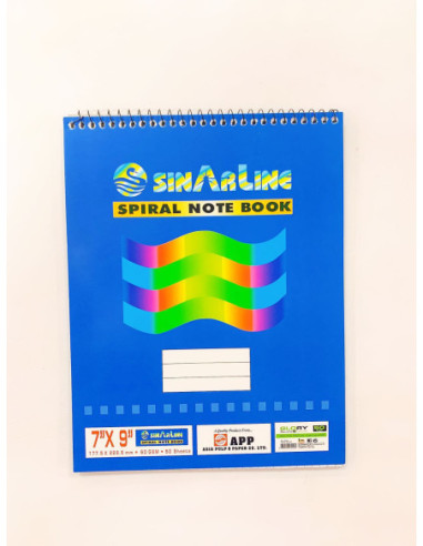 QUADERNO SPIRAL NOTE BOOK 177.5 x 228.5mm