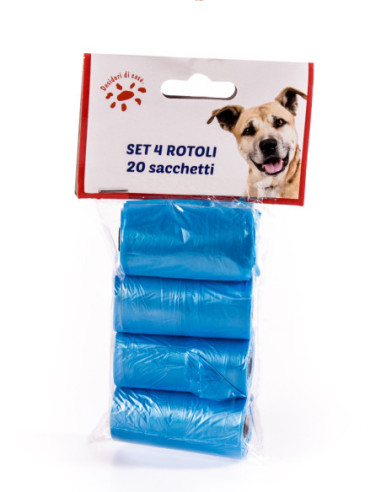 SET 4 ROTOLI 20 SACCHETTI