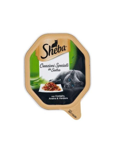 Sheba Creazioni Speciali In Salsa Con Coniglio, Anatra & Verdure 85 G