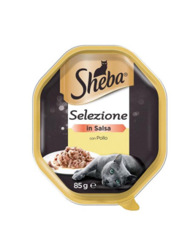 Sheba Selezione in Salsa con Pollo 85 gr