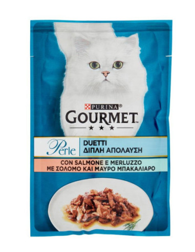 PURINA GOURMET Perle Duetti con Salmone e Merluzzo 85 g