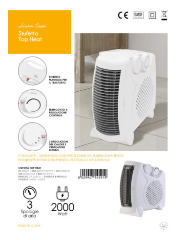 TERMOVENTILATORE 2000W