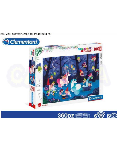 EOL MAXI SUPER PUZZLE 100 PZ 40X27X4 FAI