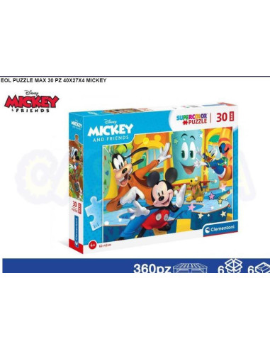 EOL PUZZLE MAX 30 PZ 40X27X4 MICKEY