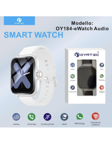 OY-184E WATCH AUDIO 白色 可打电话可接微信和WHATS APP 信息