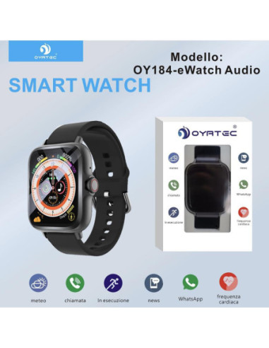 OY-184E WATCH AUDIO黑色 可打电话可接微信和WHATS APP 信息