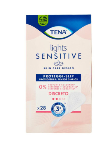 Tena lights Sensitive Proteggi-Slip Normal Ripiegati 28 pz