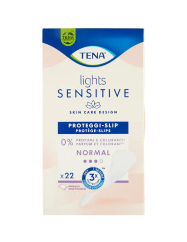 Tena lights Sensitive Proteggi-Slip Normal Ripiegati 22 pz